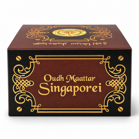 Singapori Arabian Oudh Muattar – Oud, Orchid & Woody Musk Incense | Premium UAE Bukhoor