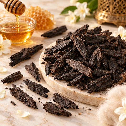 Mubhakar Arabian Oud Incense – Oud, Honey & Musk | Premium UAE Bukhoor