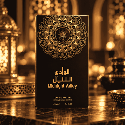 Midnight Valley Unisex Arabian Perfume – Black Currant, Saffron, Rose & Amber