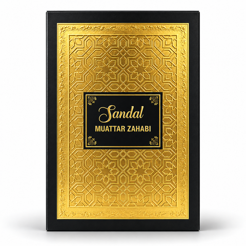 Sandal Muattar Zahabi Gold Arabian Incense – Oud, Rose & Sandalwood | Luxury Muattar