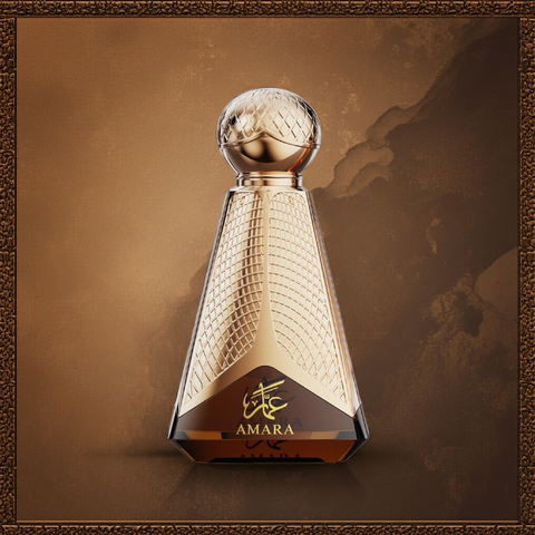 Amara Perfume – Agarwood, Fruity, Sweet, Tropical & Vanilla Scent with Caramel, Citrus, Fresh Aquatic & Woody Oud Notes