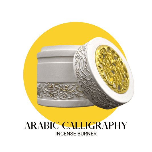 ARABIAN Incense Burner - White Gold - HSA Perfumes