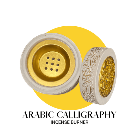 ARABIAN Incense Burner - White Gold - HSA Perfumes