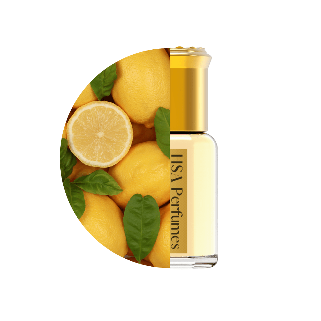 Attar Lemon Premium Essential Parfum Oil - HSA Perfumes