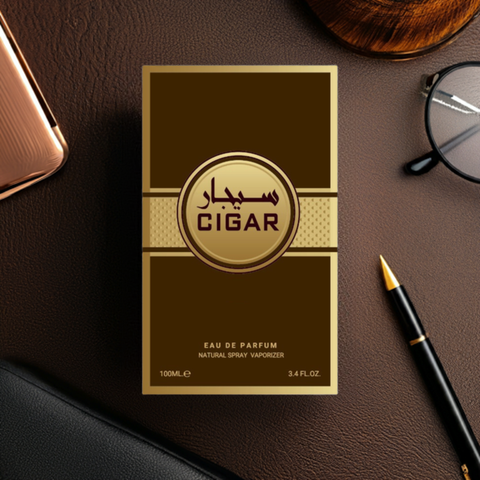 Cigar Perfume – Luxury Smoky Oriental Fragrance with Tobacco, Amber & Woody Notes