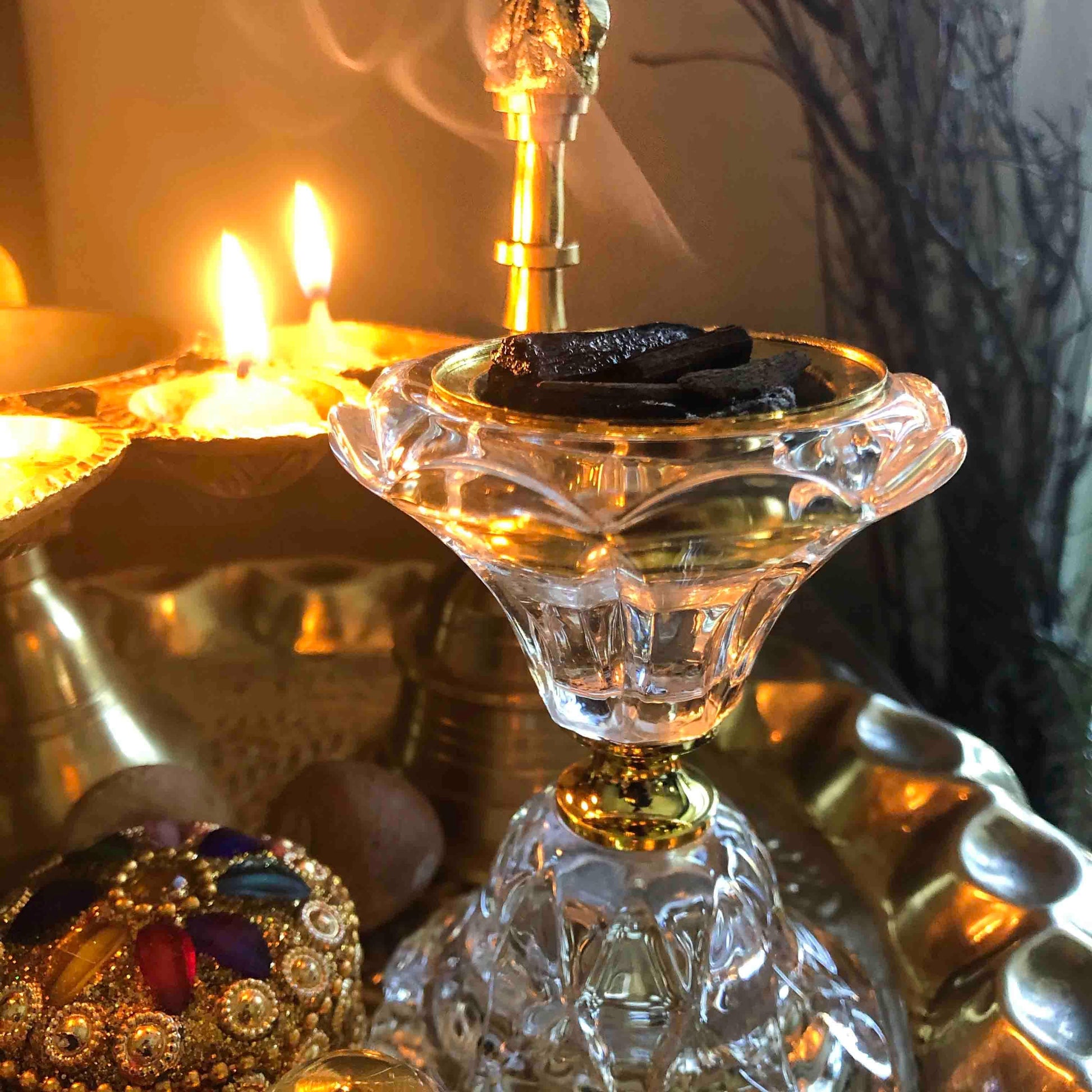 Jyoti | Rosemary Dhoop Incense Woodchips - HSA Perfumes