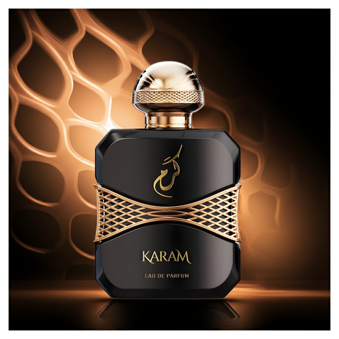 Karam Eau de Parfum – Luxurious Oud, Amber & Spicy Vanilla Woody Fragrance