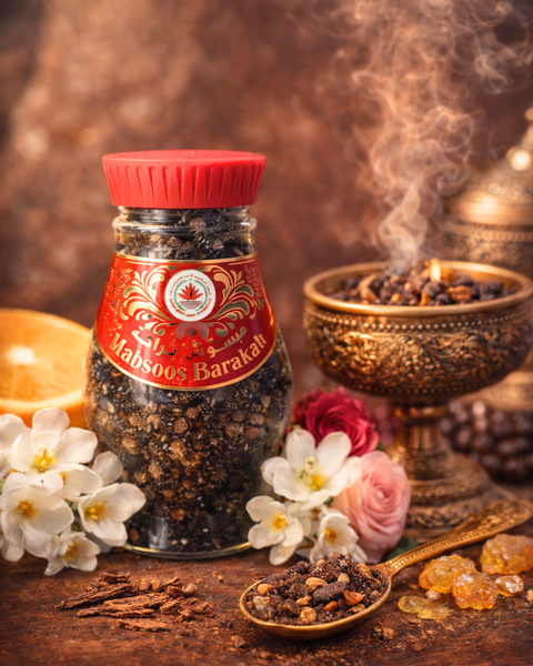 Mabsoos Barakah – Luxury Arabian Incense with White Florals, Musk, Oud & Vanilla