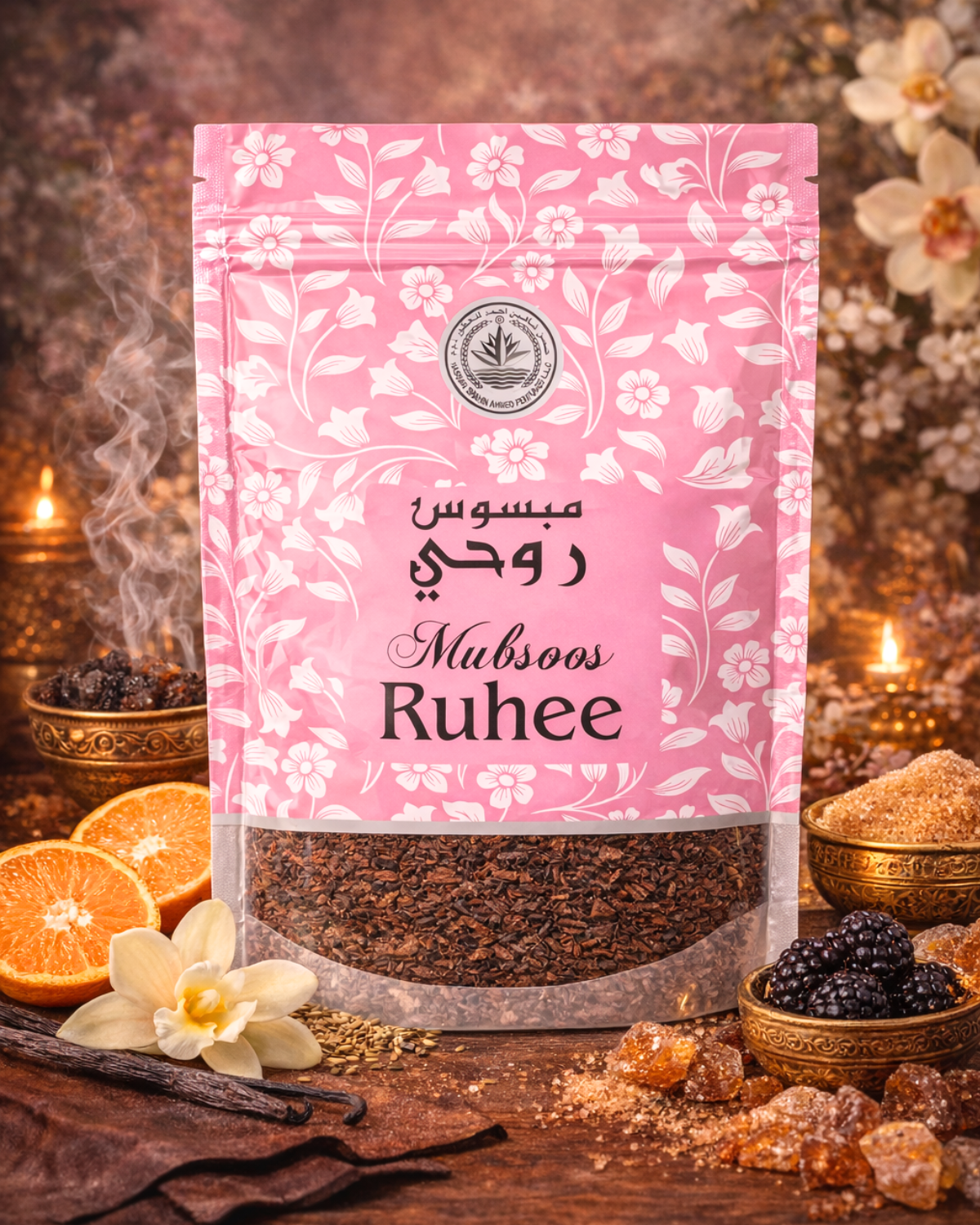 Mabsoos Ruhee Incense – Oriental Gourmand Blend with Vanilla, Oud & Mu ...