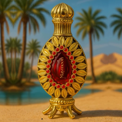 Maymoon Attar Oil – Woody, Spicy & Sweet Vanilla Fragrance with Amber & Cinnamon
