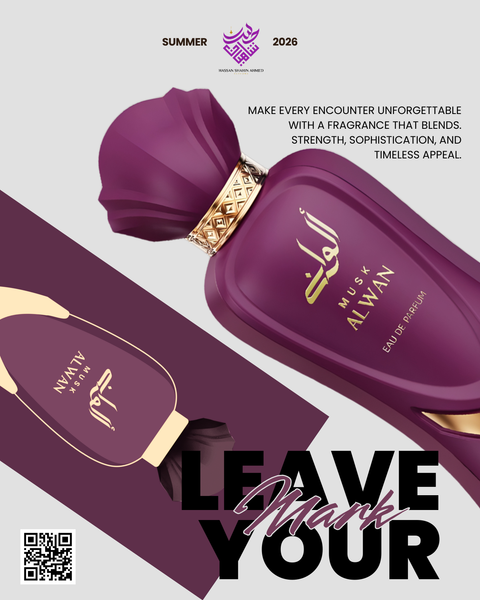 Musk Alwan – Luxurious Musky Floral Perfume with Cocoa, Rose, Almond & Vanilla