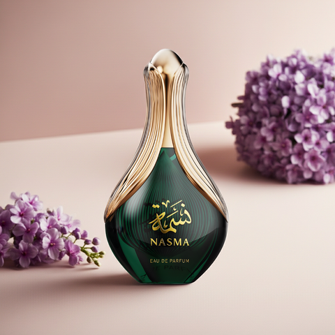 Nasma – Fruity Floral Perfume with Peach, Freesia, Osmanthus & Creamy Cacao