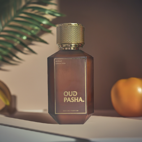 Oud Pasha Perfume – Luxury Smoky Oud Oriental Fragrance with Tobacco, Amber & Musk