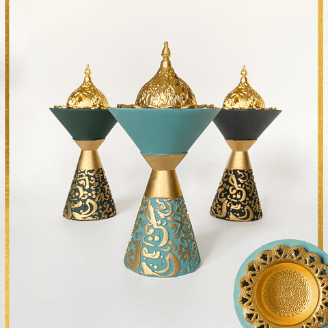 Royal Calligraphy Incense Burner (5 Color) - HSA Perfumes