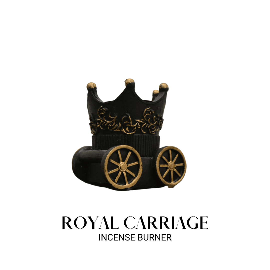 Royal Carriage Incense Burner - Black Gold - HSA Perfumes