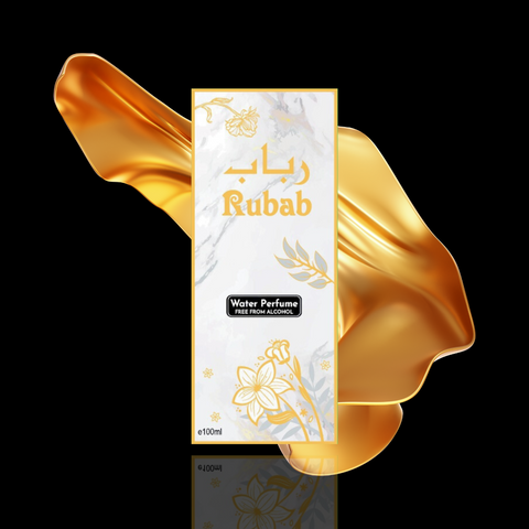 Rubab Water Perfume – Long Lasting Floral Rose, Jasmine & Musk Fragrance