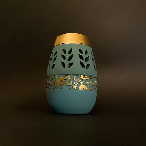 Urban Incense Burner - Turquoise Home Decor - HSA Perfumes